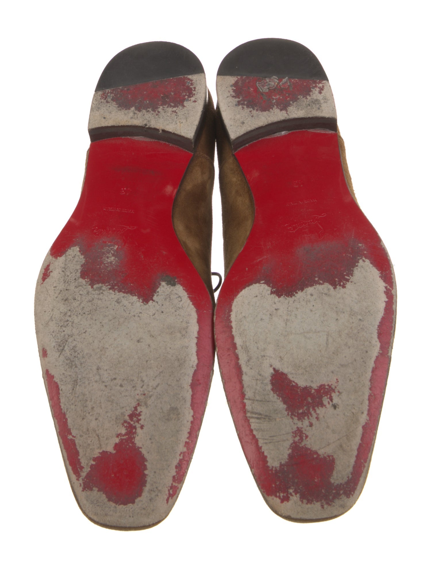 Christian Louboutin Suede Oxfords